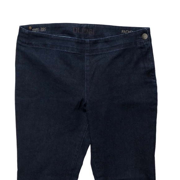 DL1961 Rachel Legging Denim Jeans with Stretch Size 32 Dark Wash - Picture 3 of 12